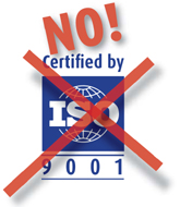 No ISO Certified Logo 